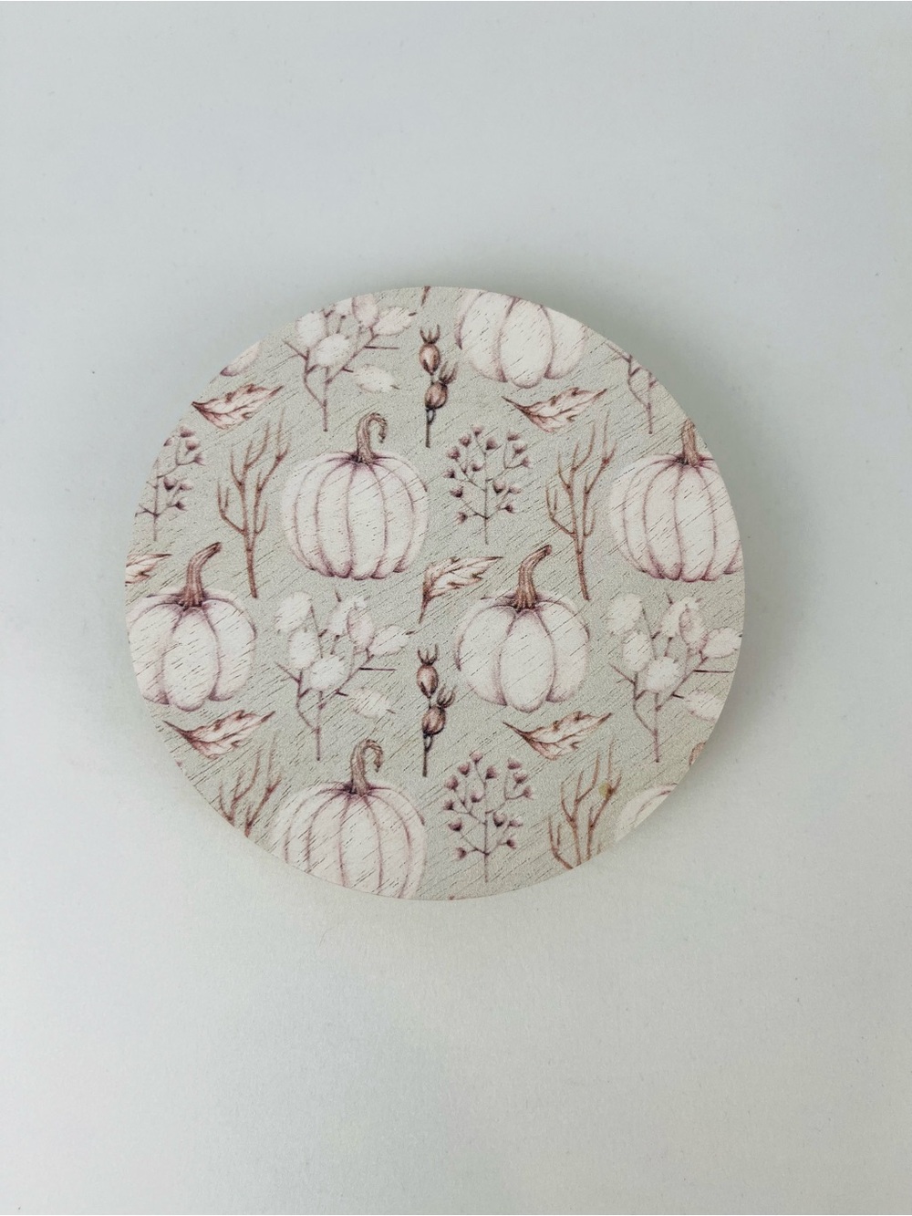 Sand + Fog Sand + Paws 2 Wick 12oz Candle Replacement Pumpkin Wood Lid Light Pin